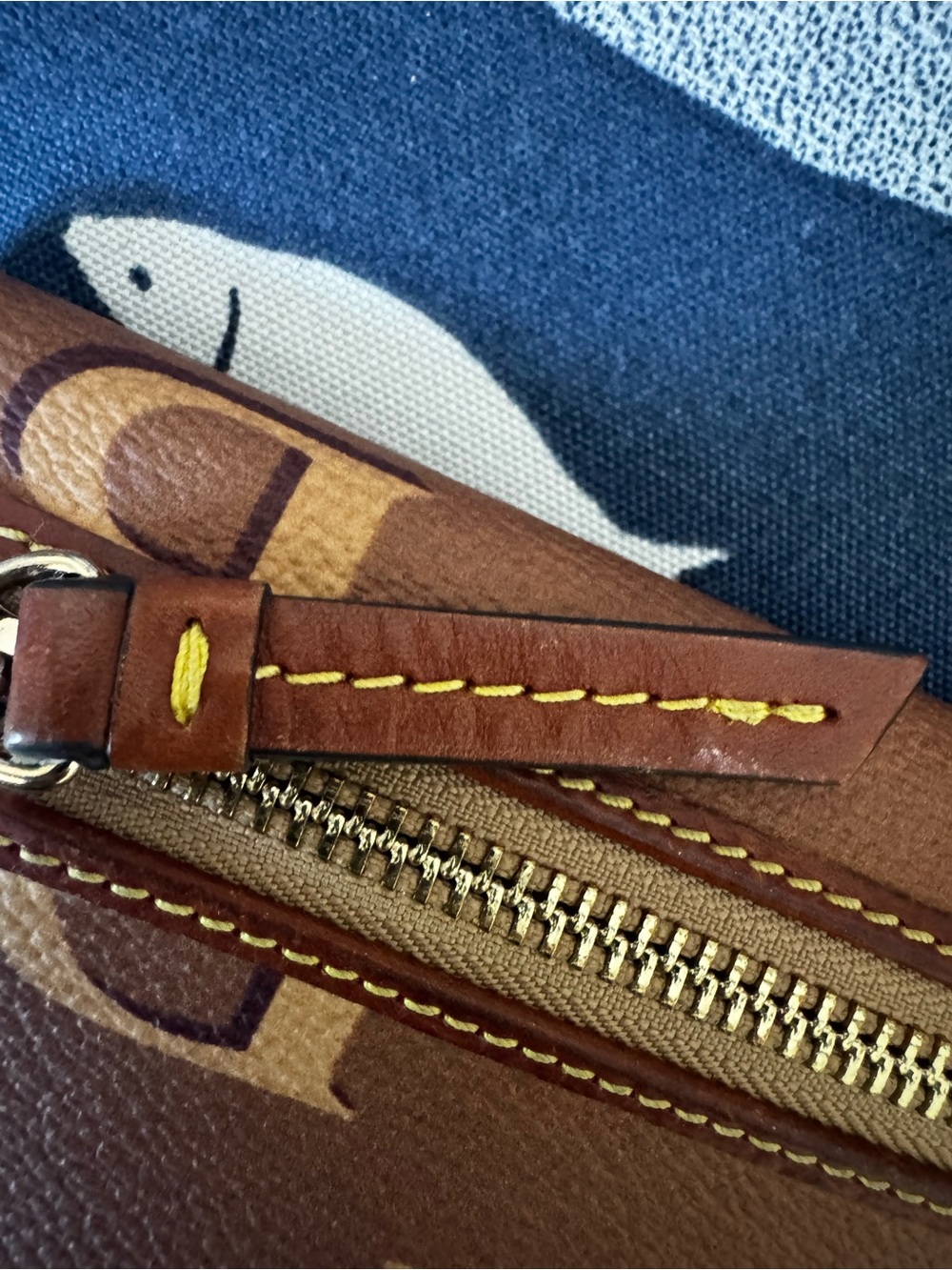 Dooney and Bourke Logo Leather Wallet - Picture 4 of 16